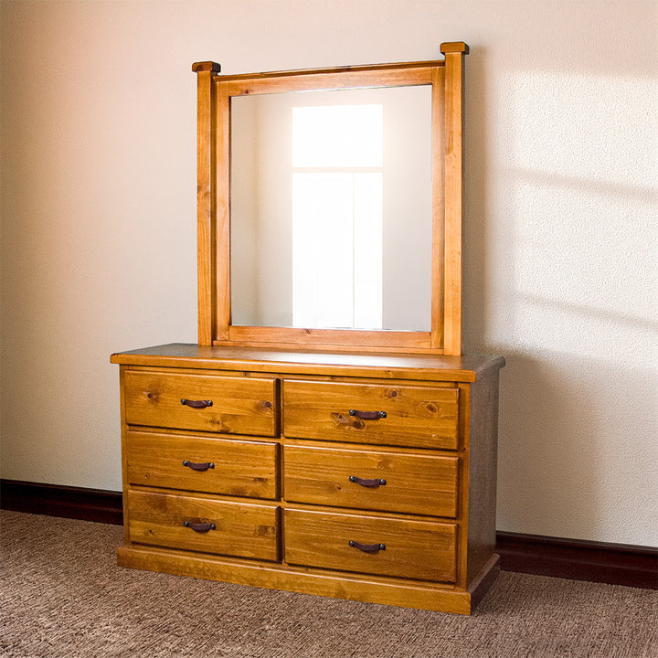 Jamaica Lowboy and Mirror