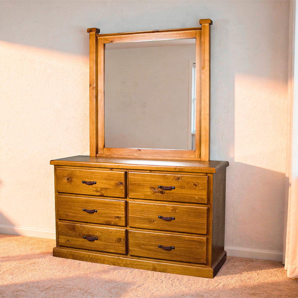 Jamaica Lowboy and Mirror