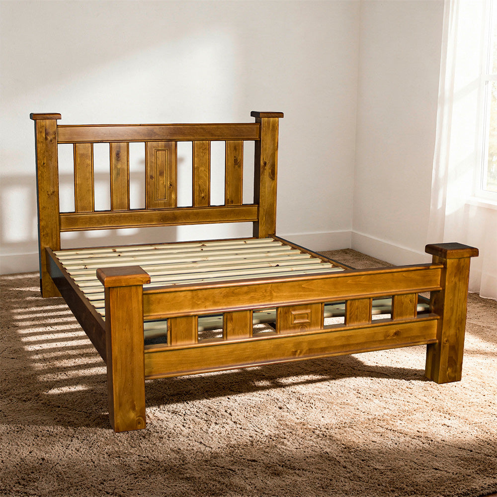 Jamaica Queen Size Pine Slat Bed Frame