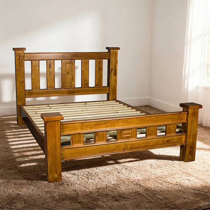 Jamaica Queen Size Pine Slat Bed Frame