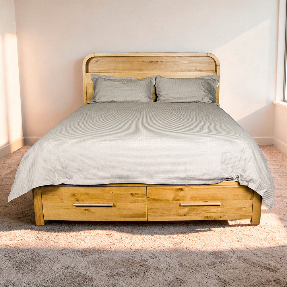 Kimberly NZ Pine Queen Bed Frame