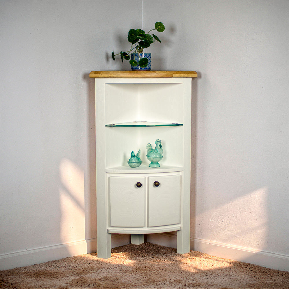 Loire Oak Corner Display Unit