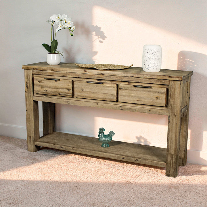 Mars 3 Drawer Console Table
