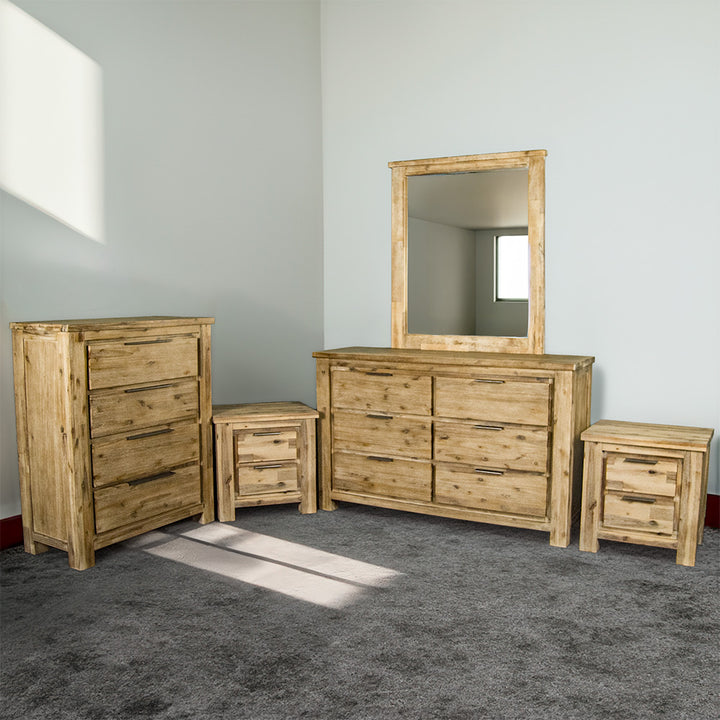 Mars 4 Piece Bedroom Suite with Mirror