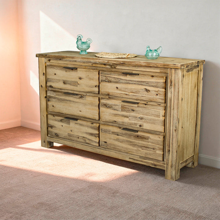 Mars Six Drawer Lowboy