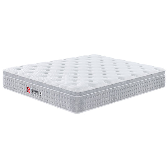 Mattress Euro Top King Size Pocket Spring Coil with Knitted Fabric Medium Firm 34cm Thick main image 0