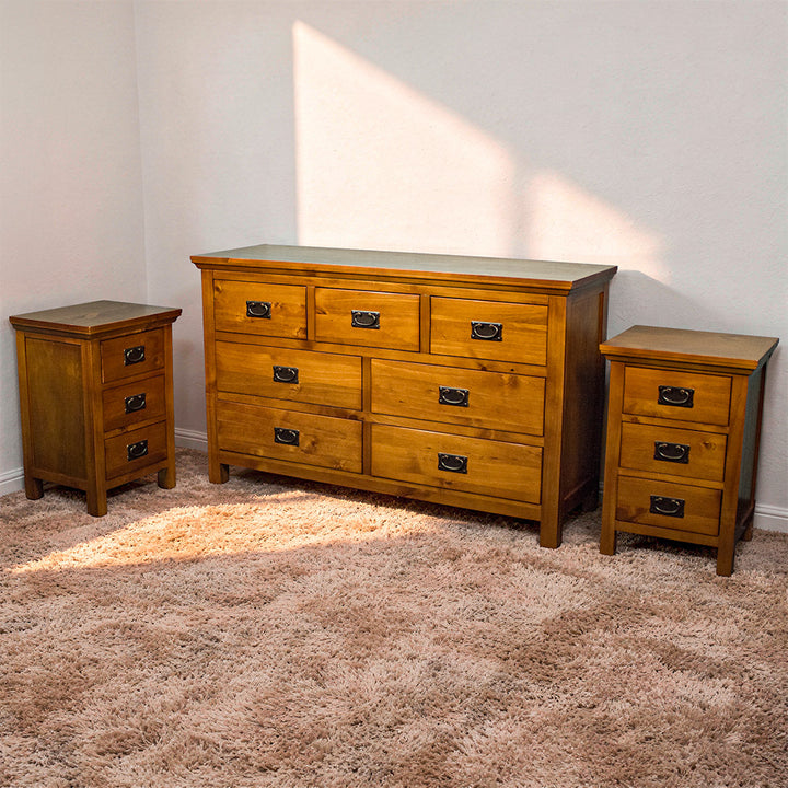 Montreal Three Piece Bedroom Suite With Lowboy