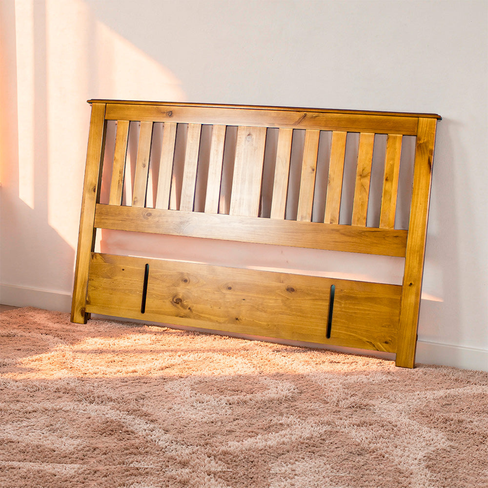 New Quebec King Size Pine Headboard