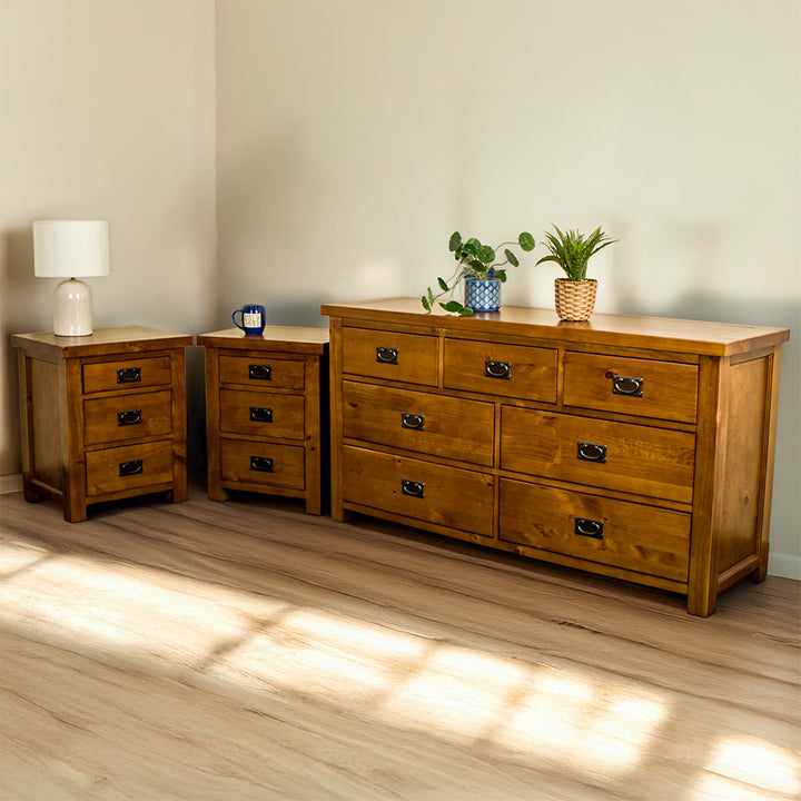 New Quebec 3 Piece Bedroom Suite With Lowboy
