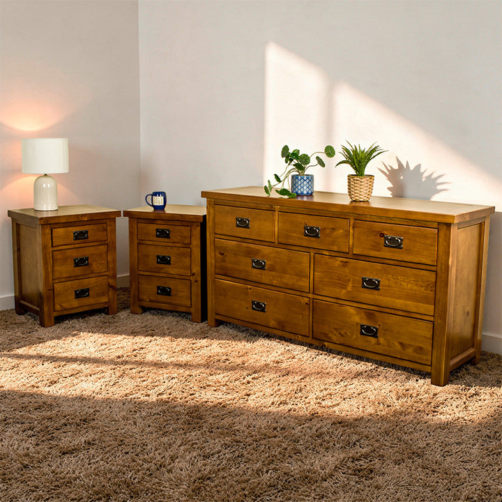 New Quebec 3 Piece Bedroom Suite With Lowboy