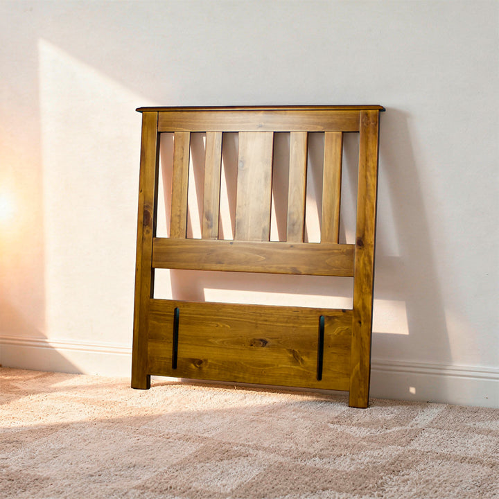 New Quebec Single Size Pine Headboard