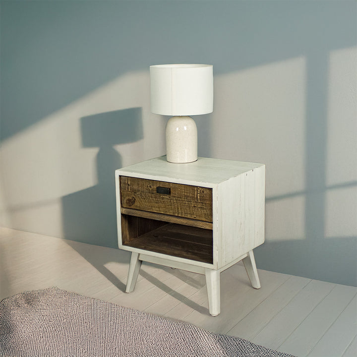 Nova Recycled Pine Lamp Table