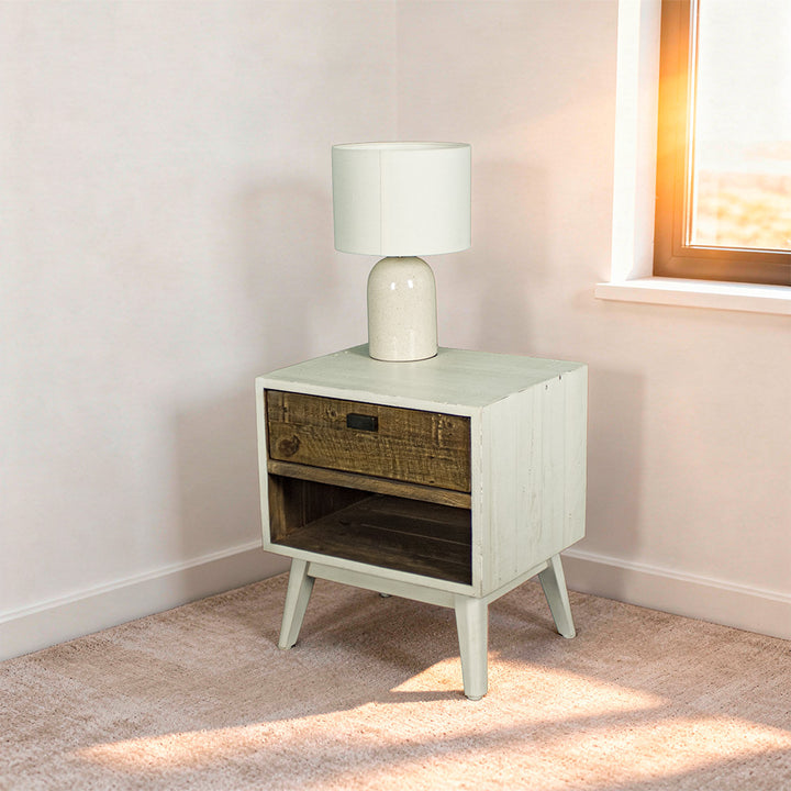 Nova Recycled Pine Lamp Table