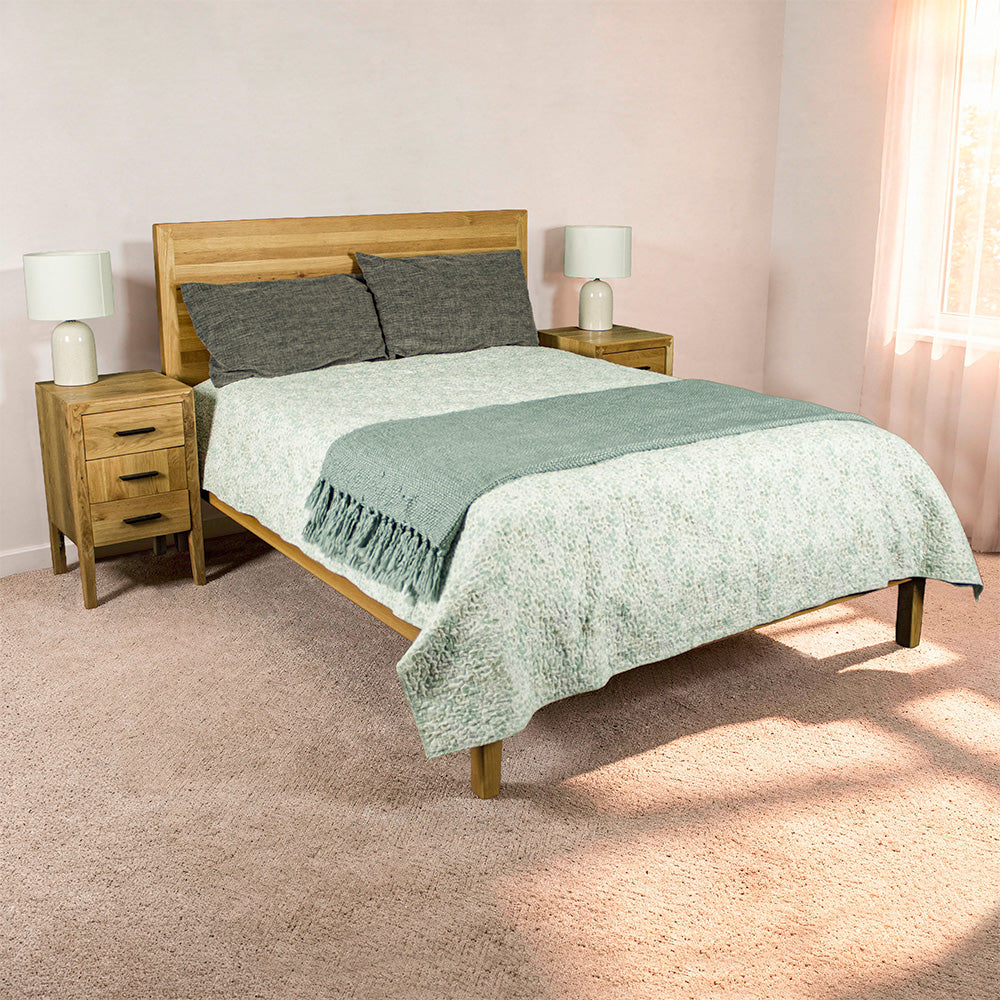 Ormond Oak Three Piece Double Bedroom Suite