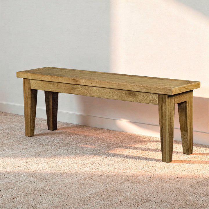 Oscar 1.4m Oak Bench