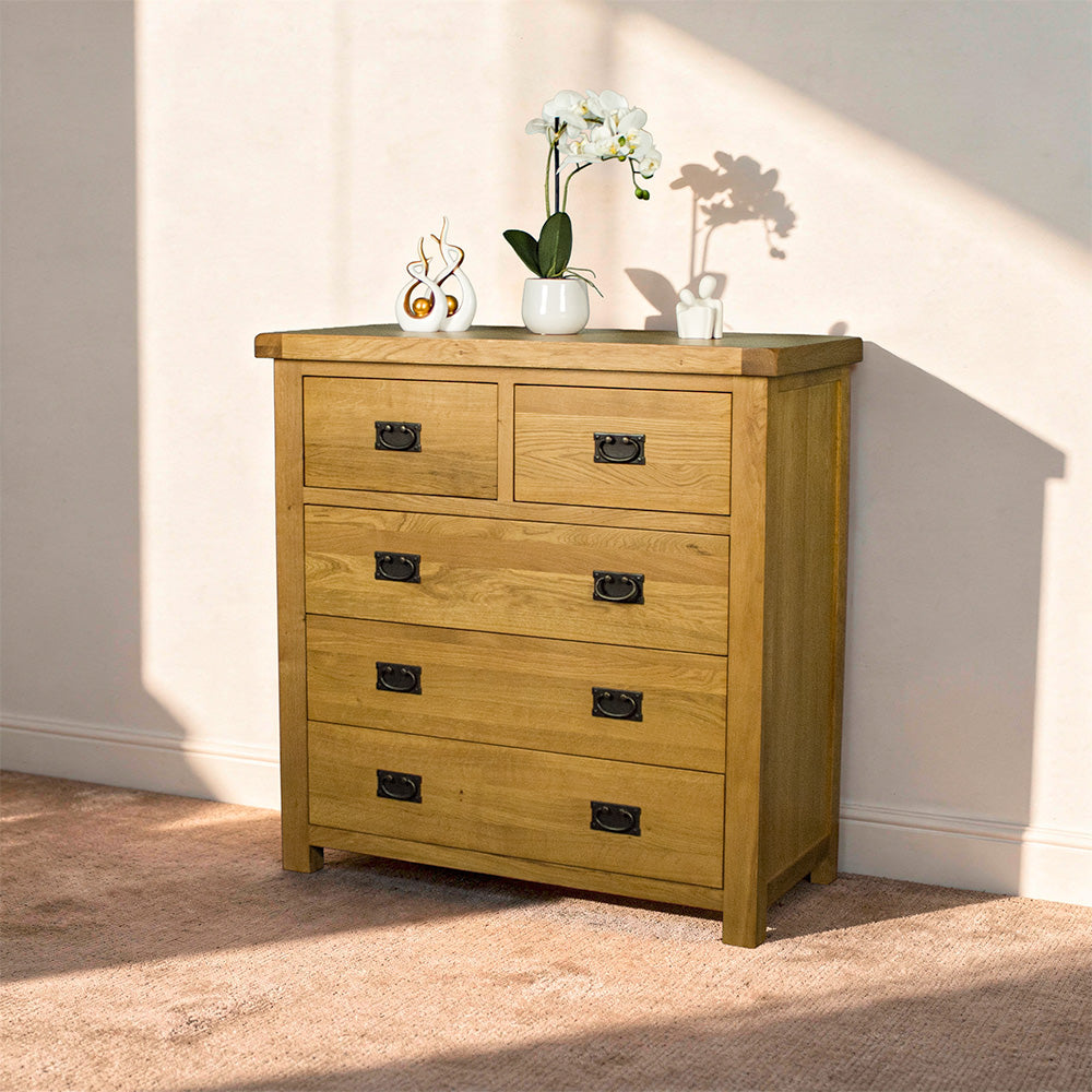 Queensland Five Drawer Tallboy