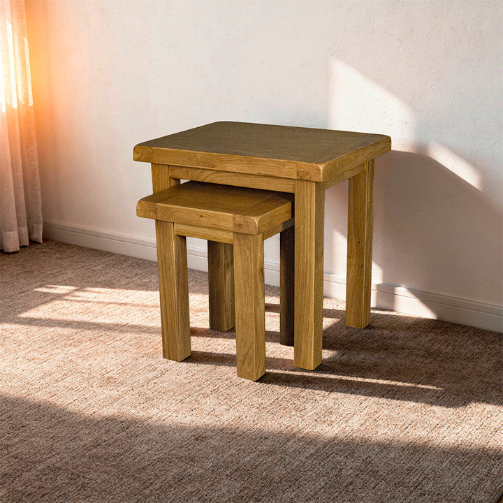 Queensland Oak Nest of Tables