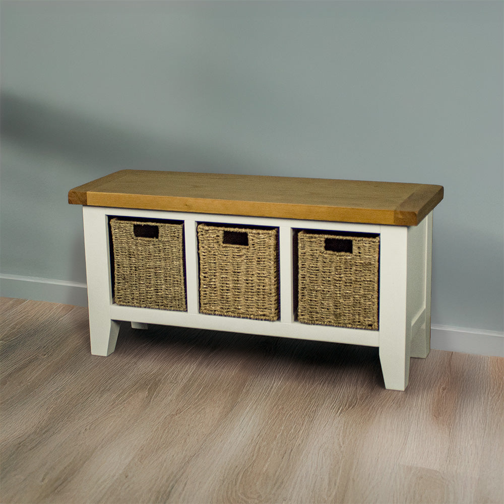 Tasmania Oak Top Hall Bench Seat