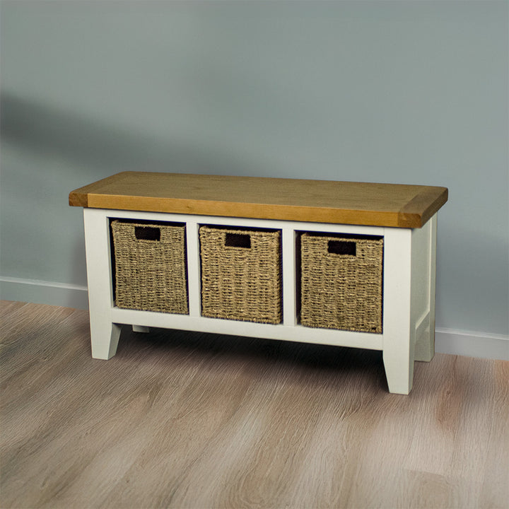 Tasmania Oak Top Hall Bench Seat