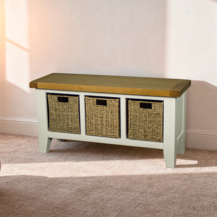 Tasmania Oak Top Hall Bench Seat