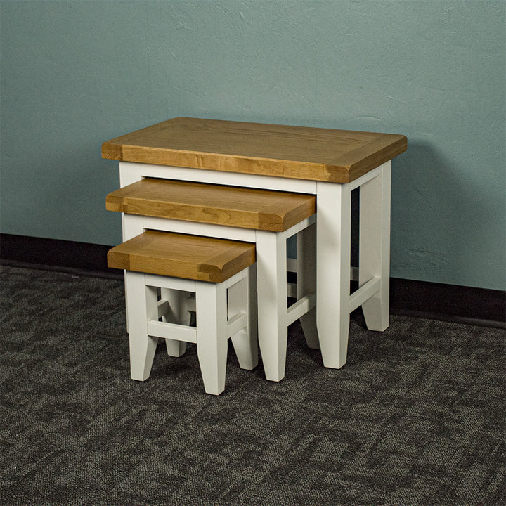 Tasmania Oak Top Nesting Tables