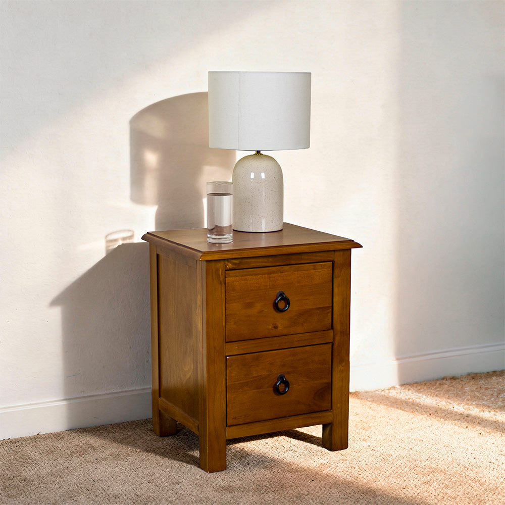 Trent 2 Drawer Bedside Cabinet