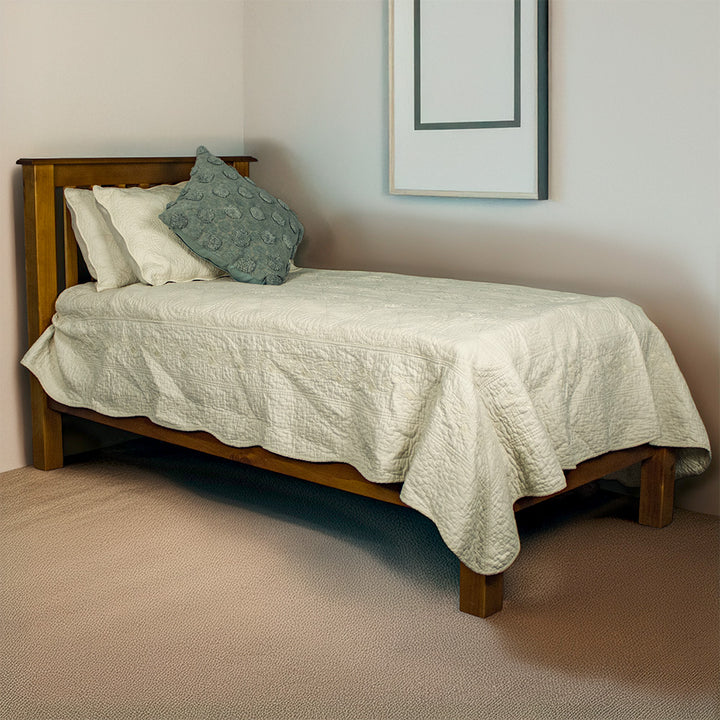 Trent Single Bed + Euro Top Mattress Combo