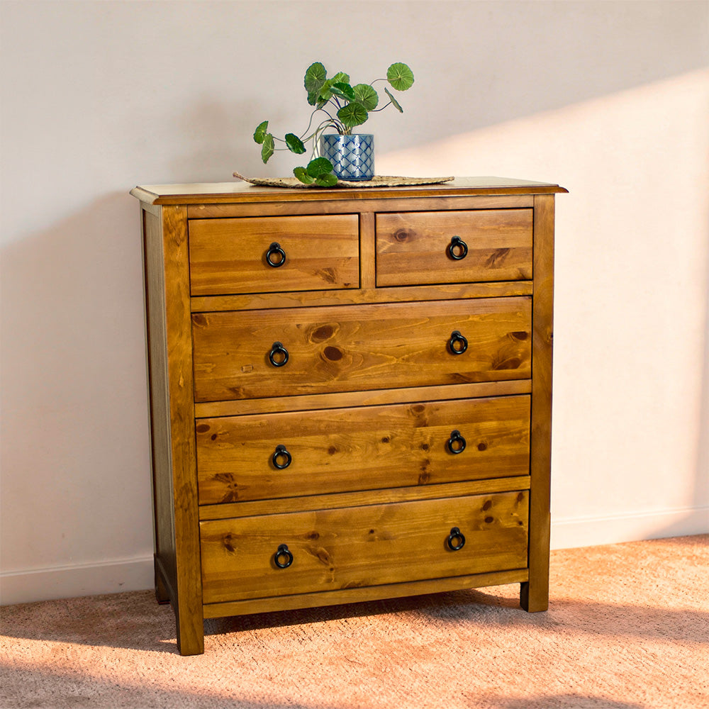 Trent 5 Drawer Tallboy