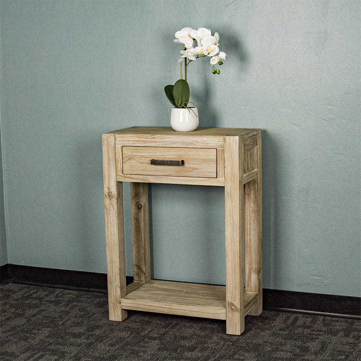 Vancouver 1 Drawer NZ Pine Hall Table
