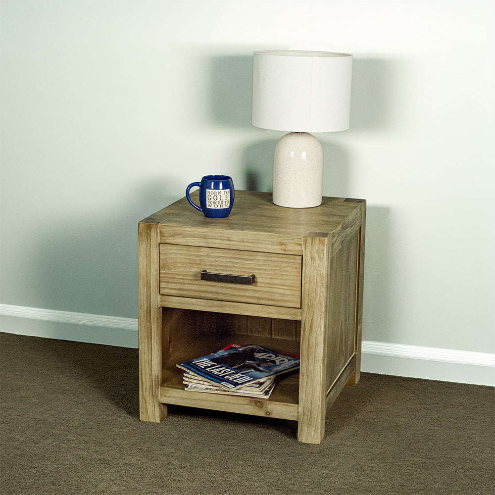 Vancouver 1 Drawer Lamp/Bedside Table