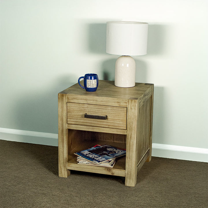 Vancouver 1 Drawer Lamp/Bedside Table