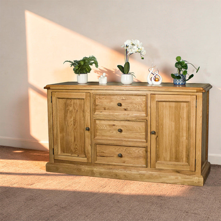 Versailles Large Oak Buffet / Sideboard