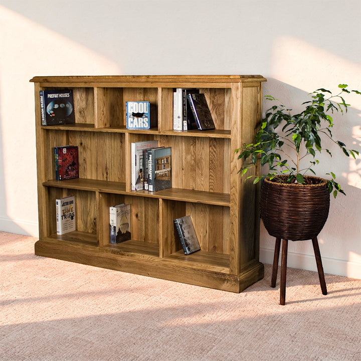 Versailles Outback Oak Three Level Bookcase
