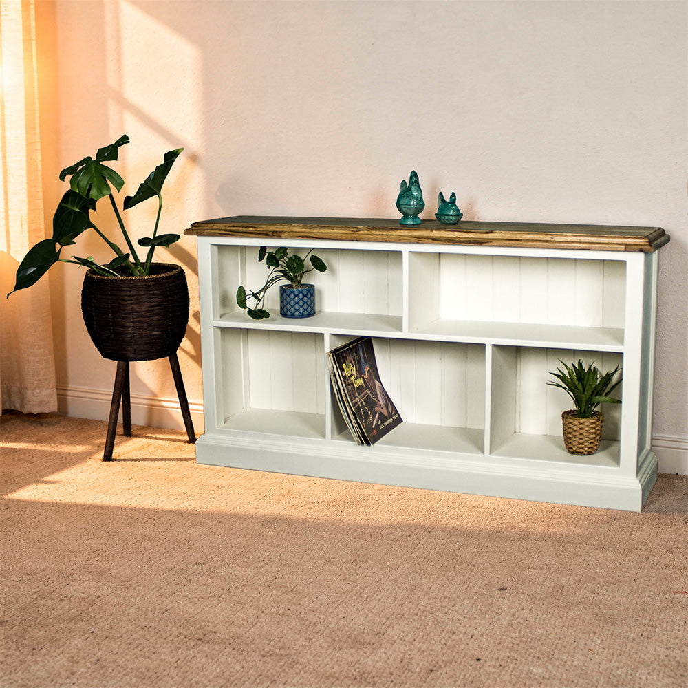 Versailles Outback Oak Bookshelf (Off White)