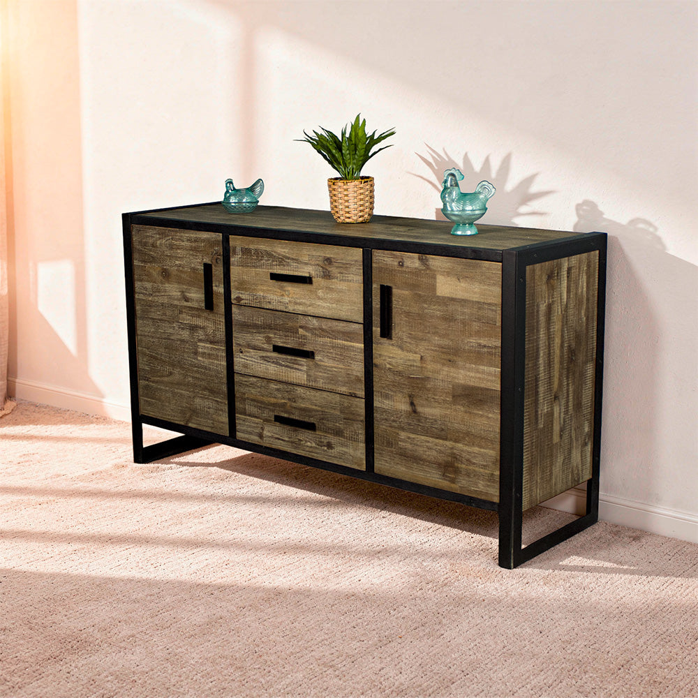Victor 3 Drawer Sideboard