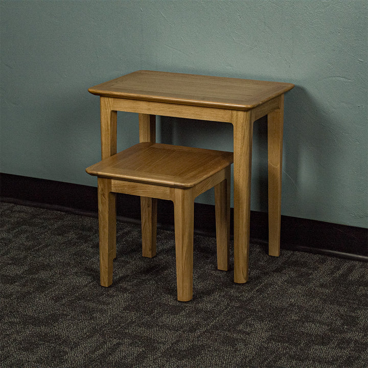 Victoria Oak Nest of Tables