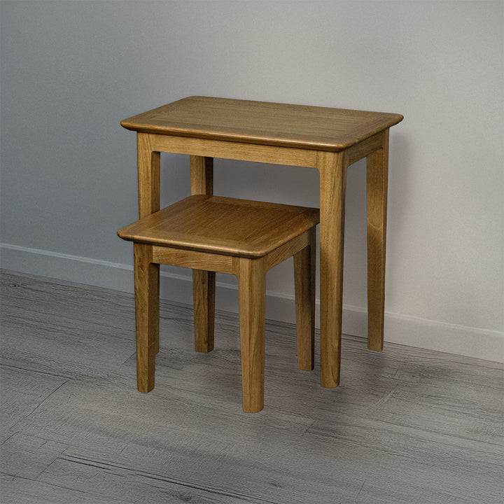 Victoria Oak Nest of Tables