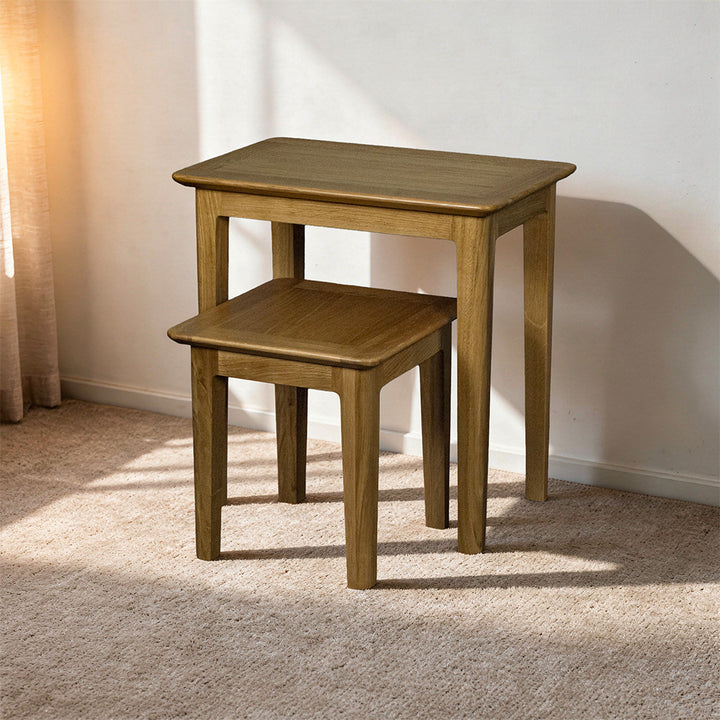 Victoria Oak Nest of Tables