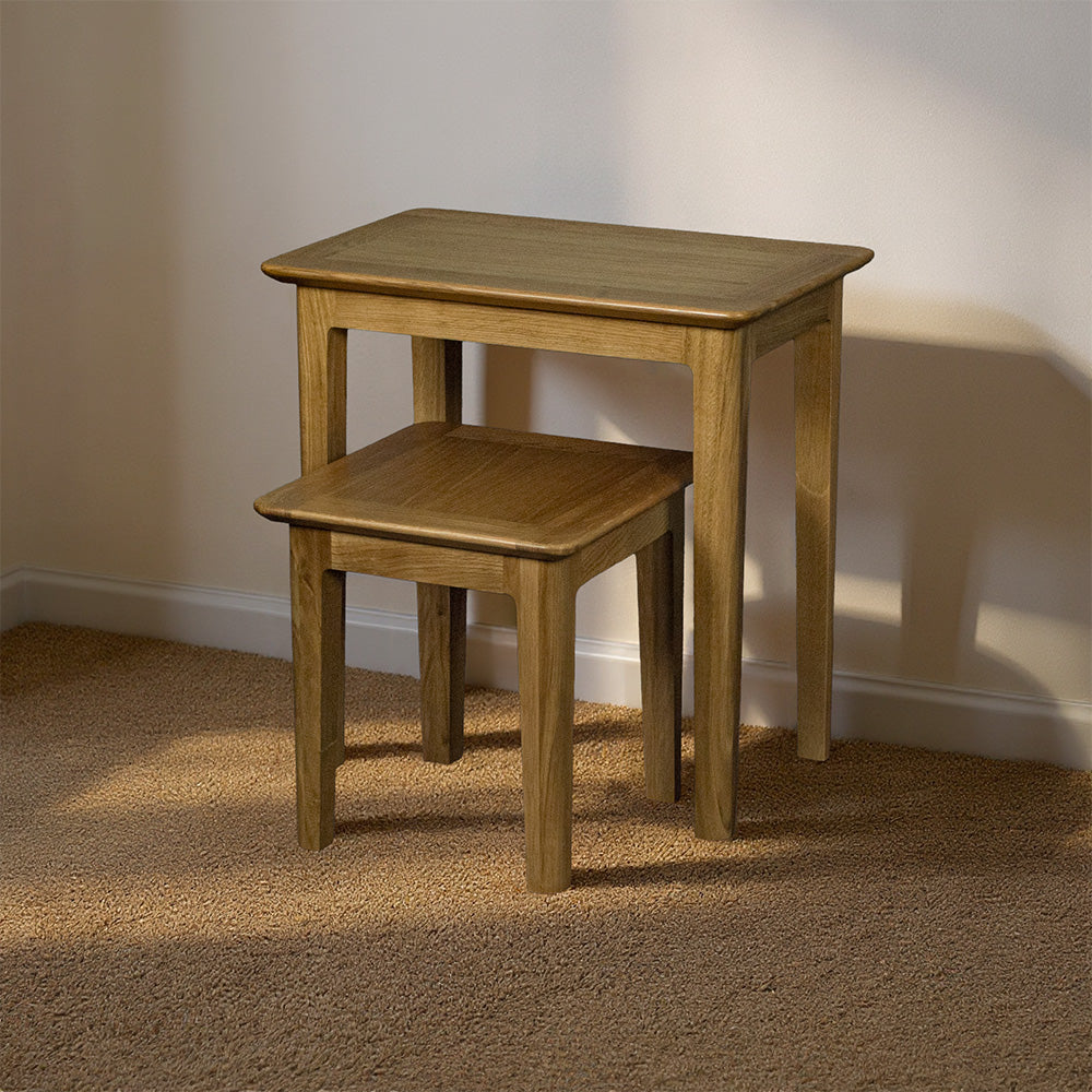 Victoria Oak Nest of Tables