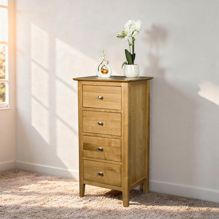 Victoria Oak 4 Drawer Lingerie Chest