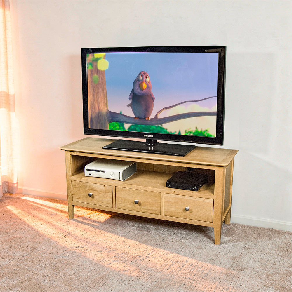 Victoria Oak TV Cabinet