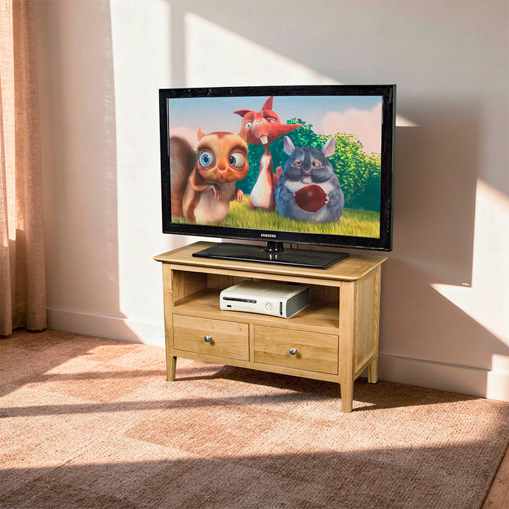 Victoria Compact Oak TV Cabinet
