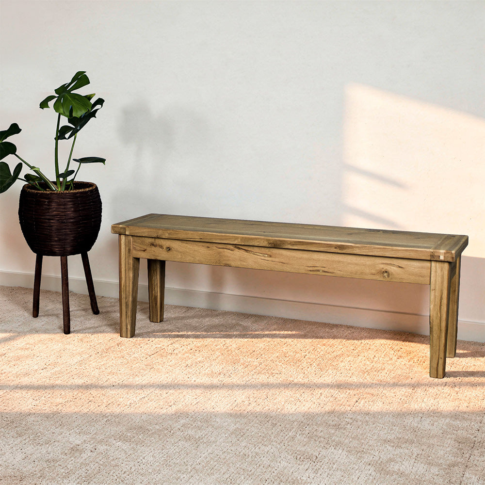 Vienna 1.44 m Oak Bench Seat