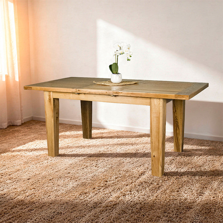 Vienna Butterfly Extending Oak Dining Table (1.4m - 1.8m)