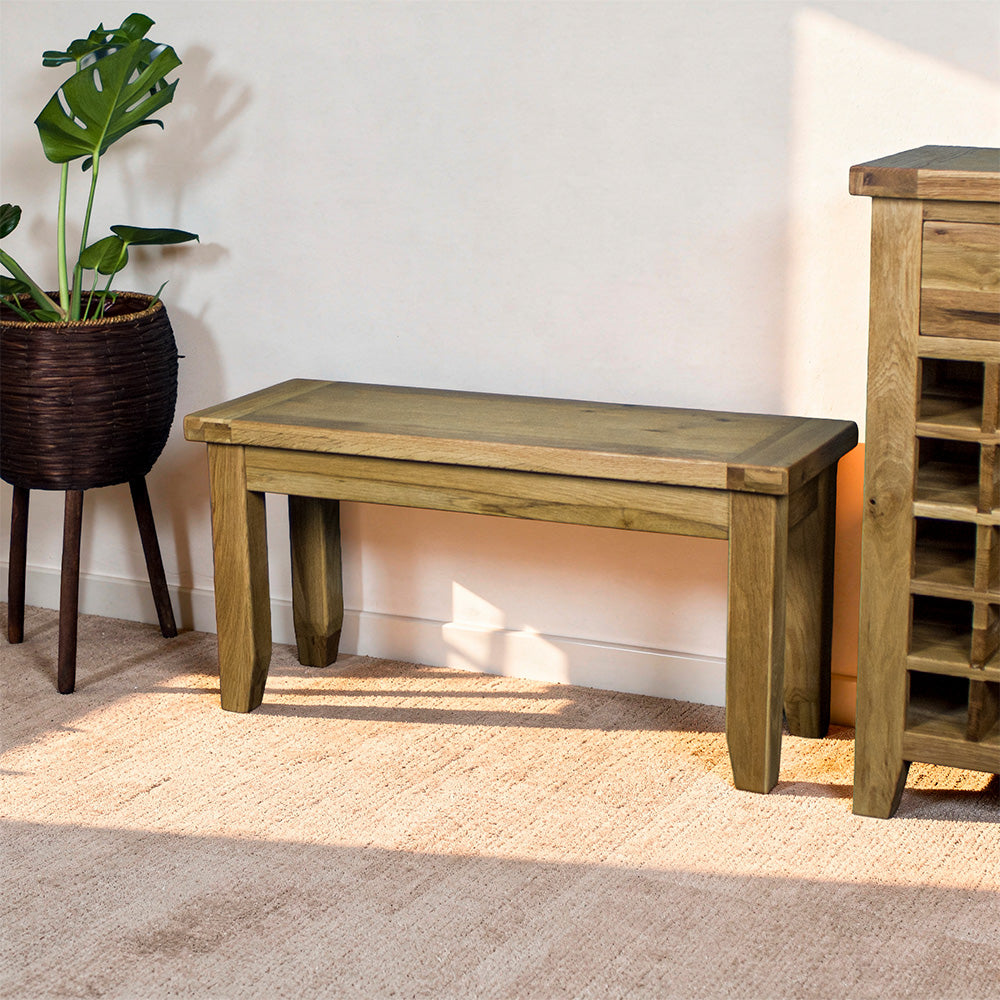 Yes 1-meter Oak Bench