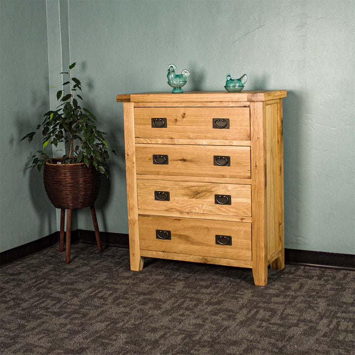 Yes 4 Piece Oak Bedroom Suite