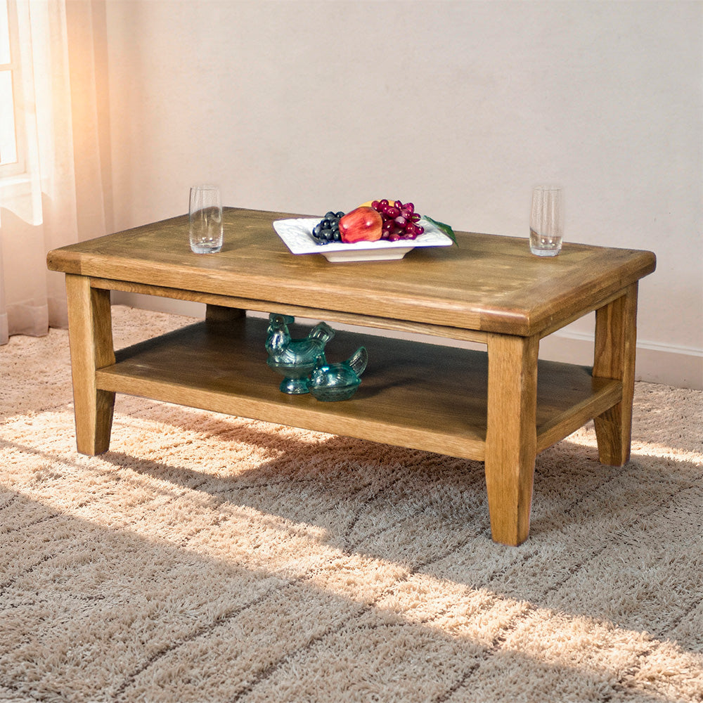 Yes Rectangular Oak Coffee Table