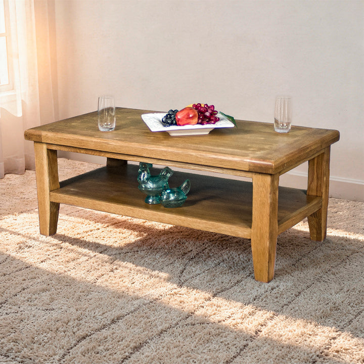 Yes Rectangular Oak Coffee Table