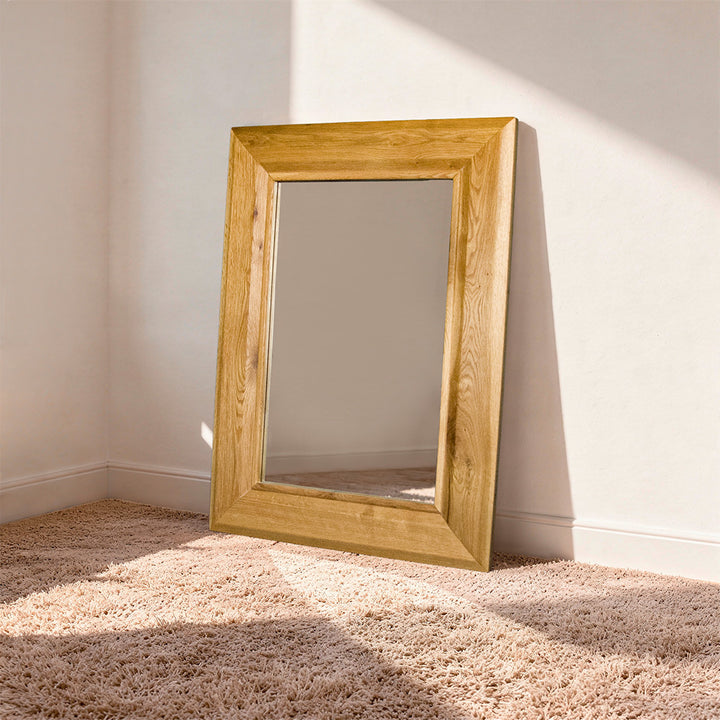 Yes Small Oak Mirror