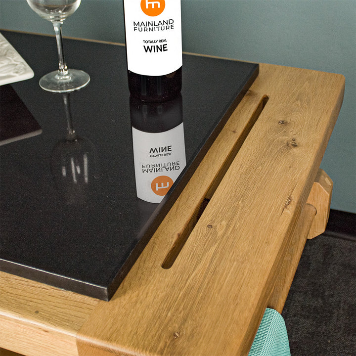 Vienna Oak Butcher's Block with Granite Top